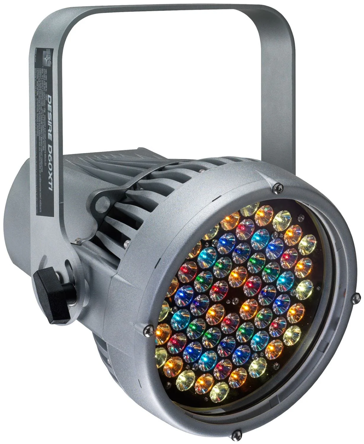 ETC Desire D60XTI Vivid LED Par with Edison Plug - Silver - Image 2