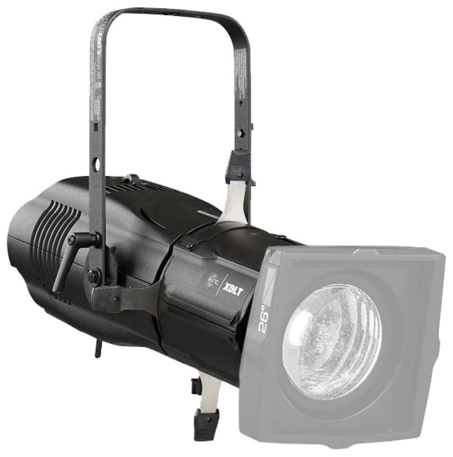 ETC S4LEDS3LS-0 Source Four LED Series 3 Light Engine with XDLT Shutter Barrel - Lustr X8 - Black - Image 2