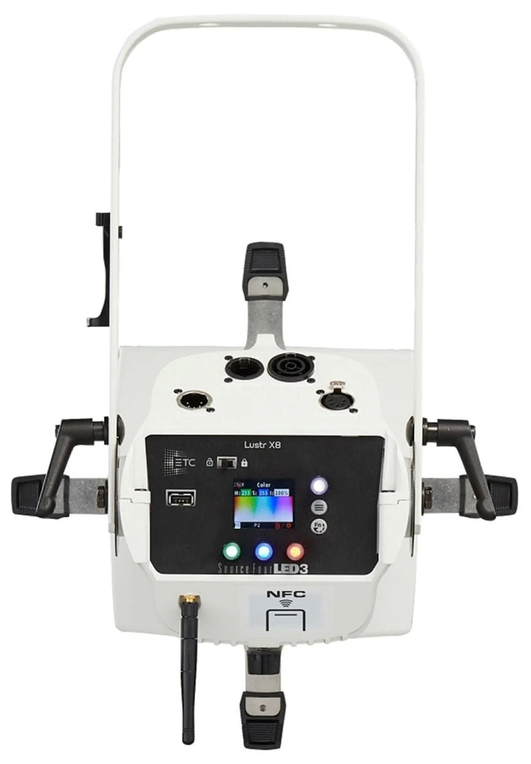 ETC S4LEDS3LS-1 Source Four LED Series 3, Light Engine with XDLT Shutter Barrel, Lustr X8, White - Image 2