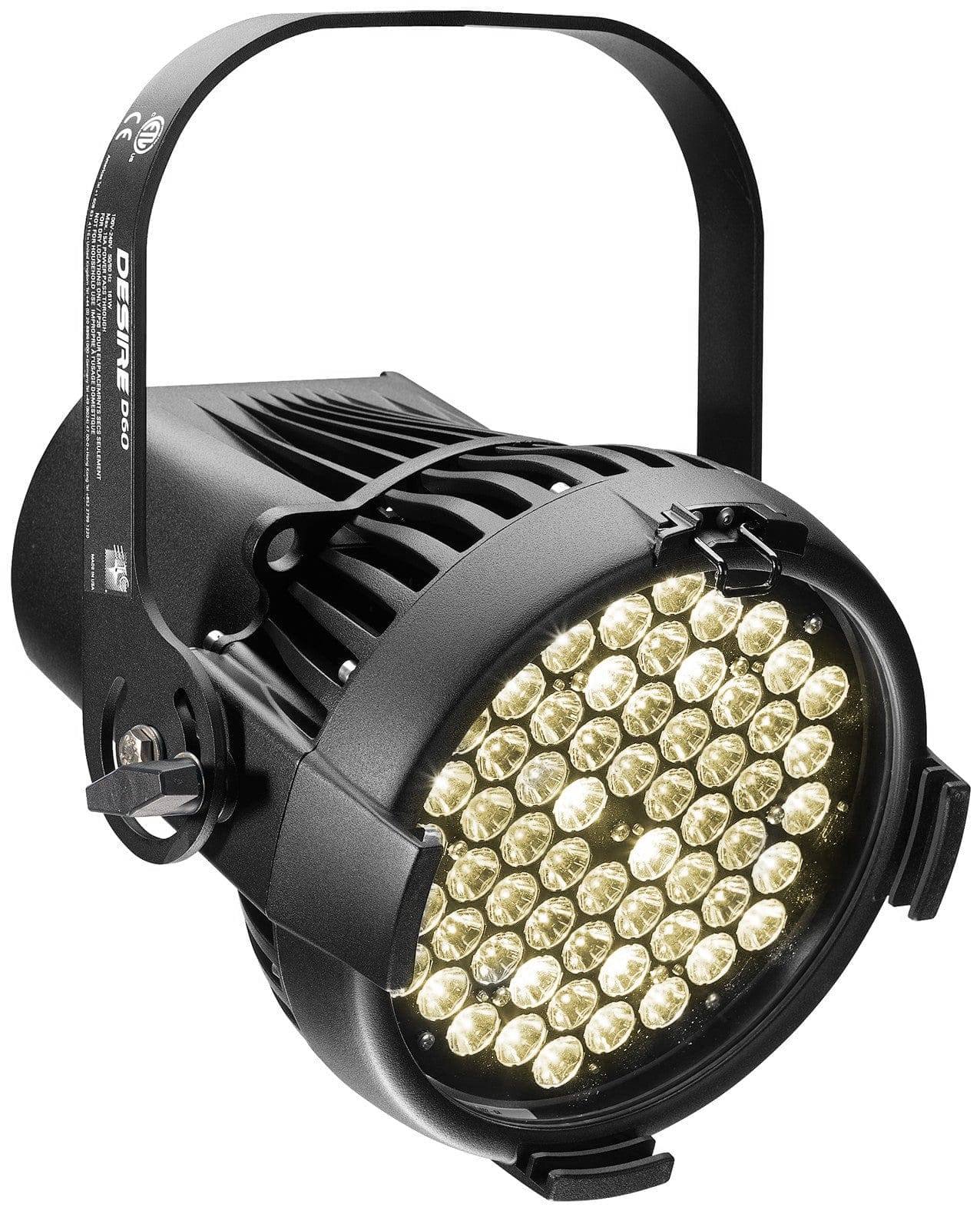 ETC Selador Desire D60 Studio Tungsten LED Par with Edison Plug - Black - Image 2