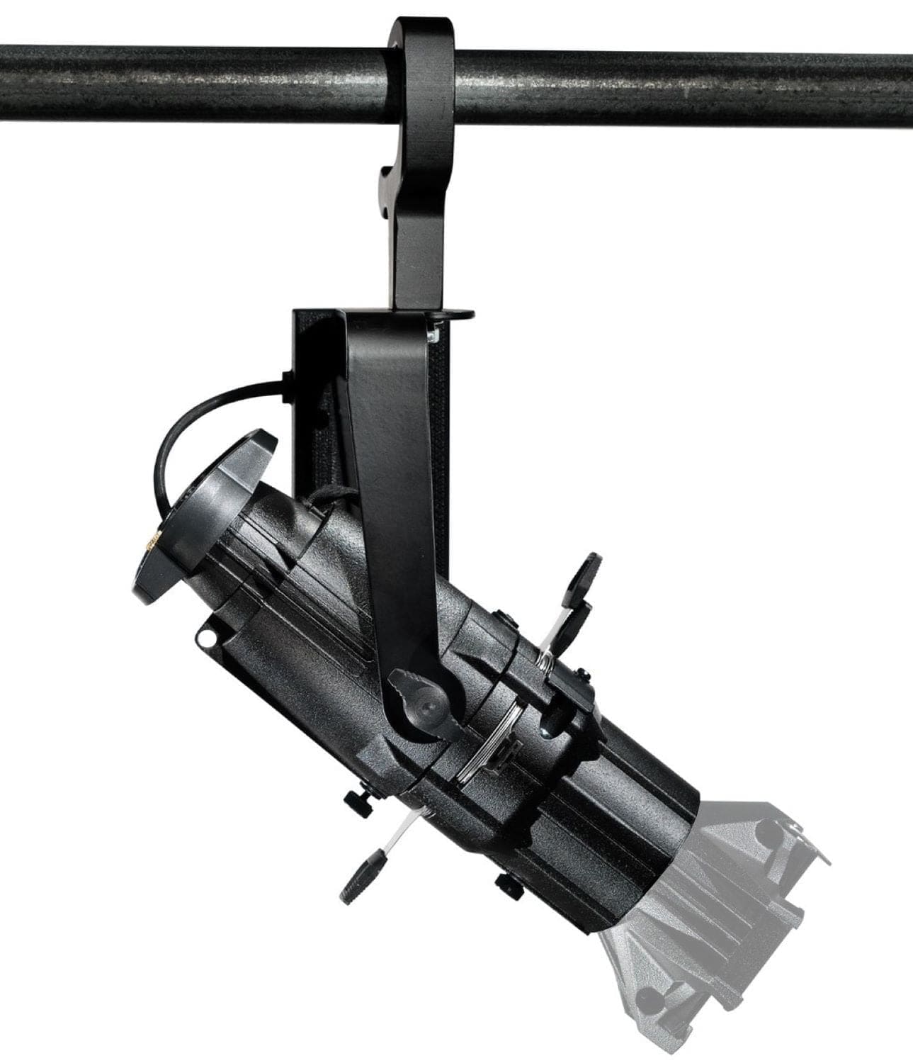 ETC Source Four Mini LED Ellipsoidal 3000 K with 50-Degree Lens Tube and Edison Plug - Black (Portable) - Image 2