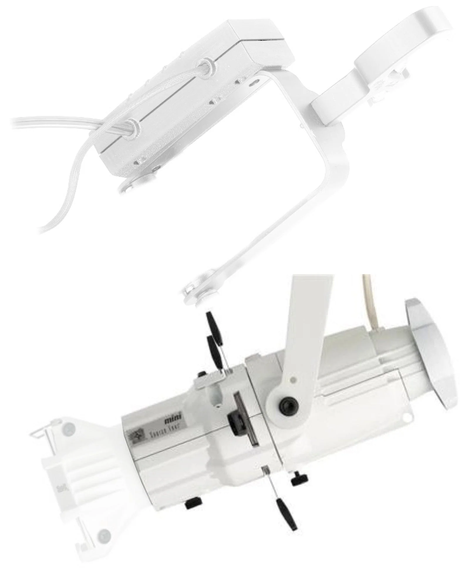 ETC Source Four Mini LED Ellipsoidal 5000 K with 36-Degree Lens Tube and Edison Plug - White (Portable) - Image 2