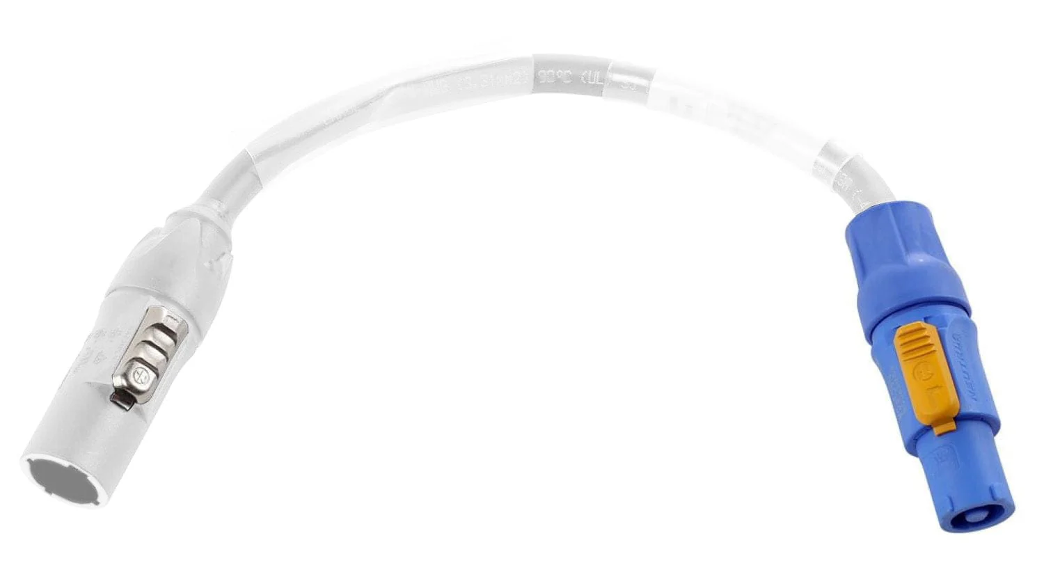 ETC T1DPA-5-1 True1 Plug To Powercon Receptacle (Blue) Adapter Cable - White