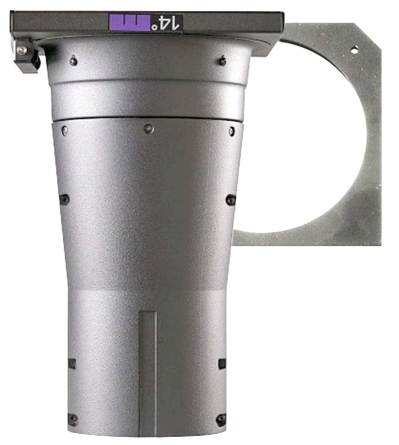 ETC XDLT14-5 14-Degree XDLT Lens Tube with Media Frame (10-Inch / 254-Millimeter) - Silver