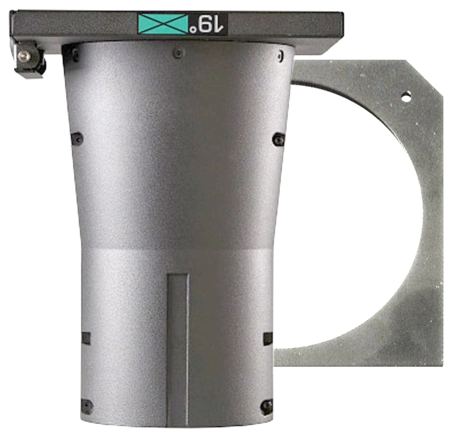 ETC XDLT19-5 19-Degree XDLT Lens Tube with Media Frame (10-Inch / 254-Millimeter) - Silver