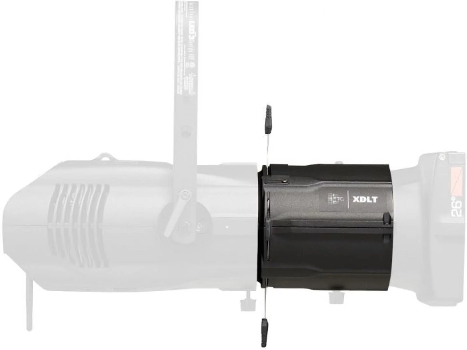 ETC XDLTSBKIT XDLT Shutter Barrel Kit - Black (Allows Use Of XDLT Lenses For Use with ETC LED Engines Only)
