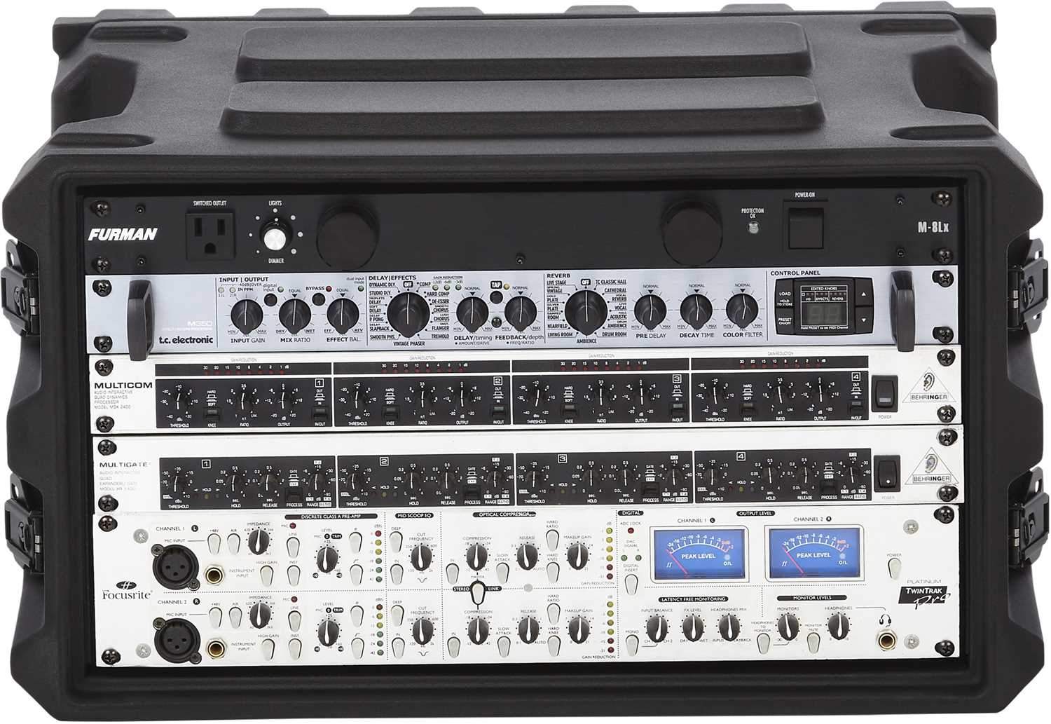 Gator G-PRO-6U-13 Molded 6U 13In Deep Audio Rack - Image 3