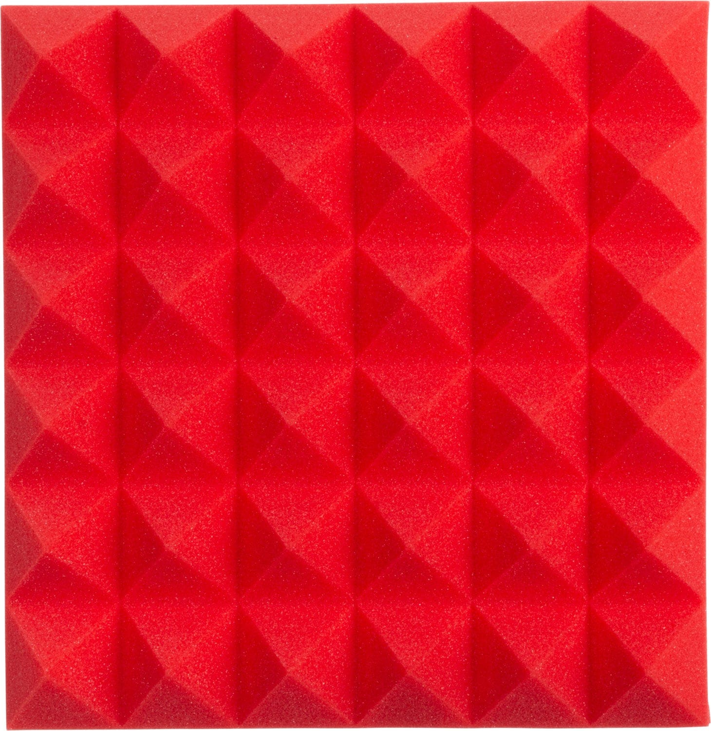Gator GFW-ACPNL1212PRED-4PK 4-Pack of 12x12x2-inch Pyramid Foam Red - Image 2