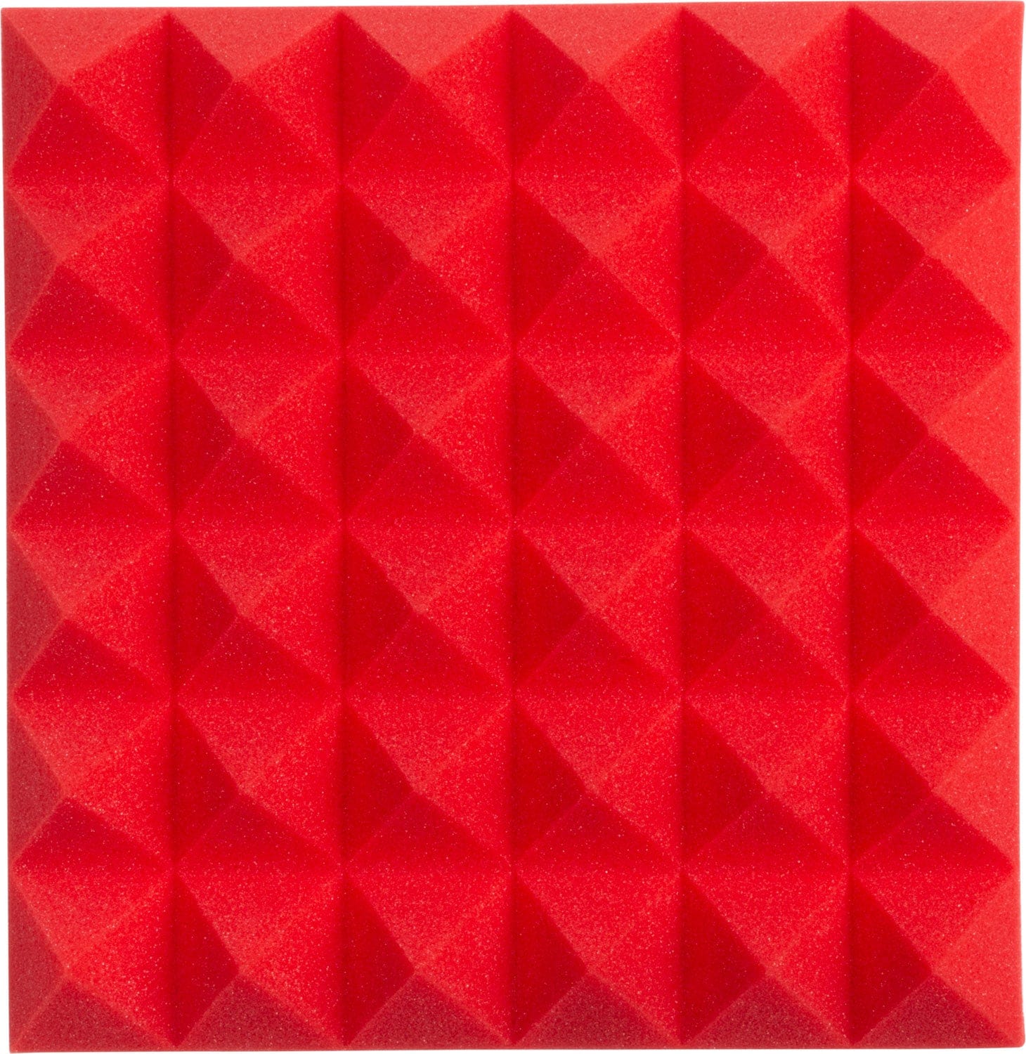 Gator GFW-ACPNL1212PRED-8PK 8-Pack of 12x12x2-inch Pyramid Foam Red - Image 2