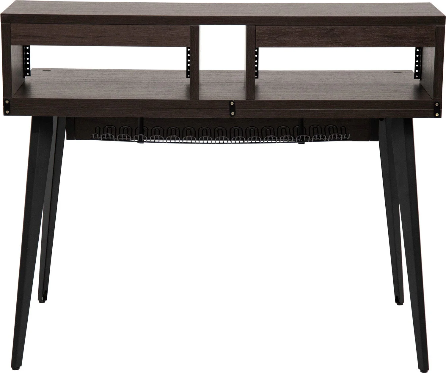 Gator GFW-ELITEDESK-B Elite Furniture Series Main Desk in Dark Walnut - Image 6