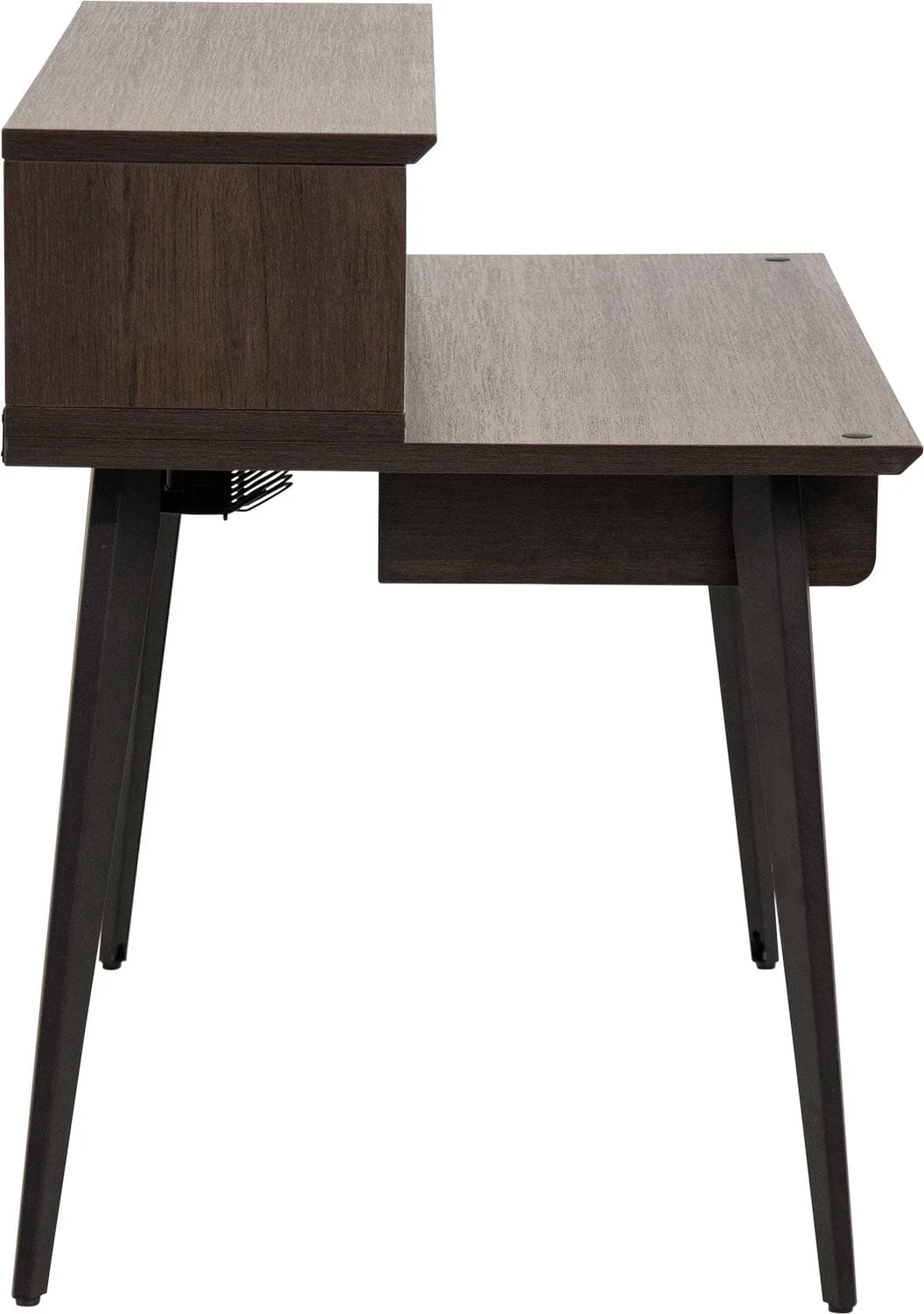 Gator GFW-ELITEDESK-B Elite Furniture Series Main Desk in Dark Walnut - Image 7