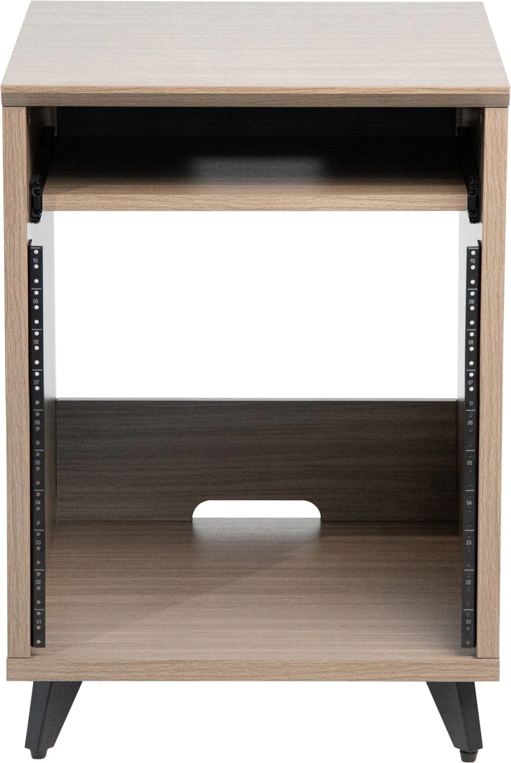 Gator GFW-ELITEDESKRK-G Elite Furniture 10U Rack Table Driftwood Grey