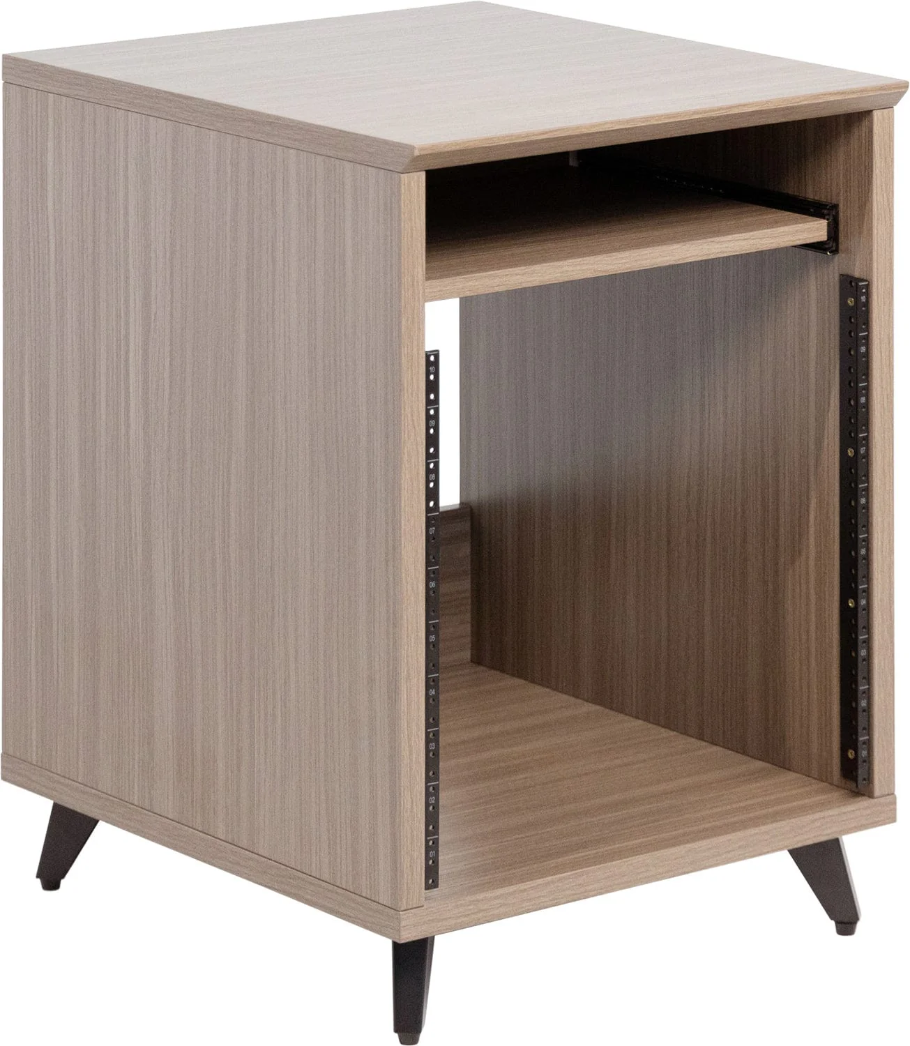 Gator GFW-ELITEDESKRK-G Elite Furniture 10U Rack Table Driftwood Grey - Image 2