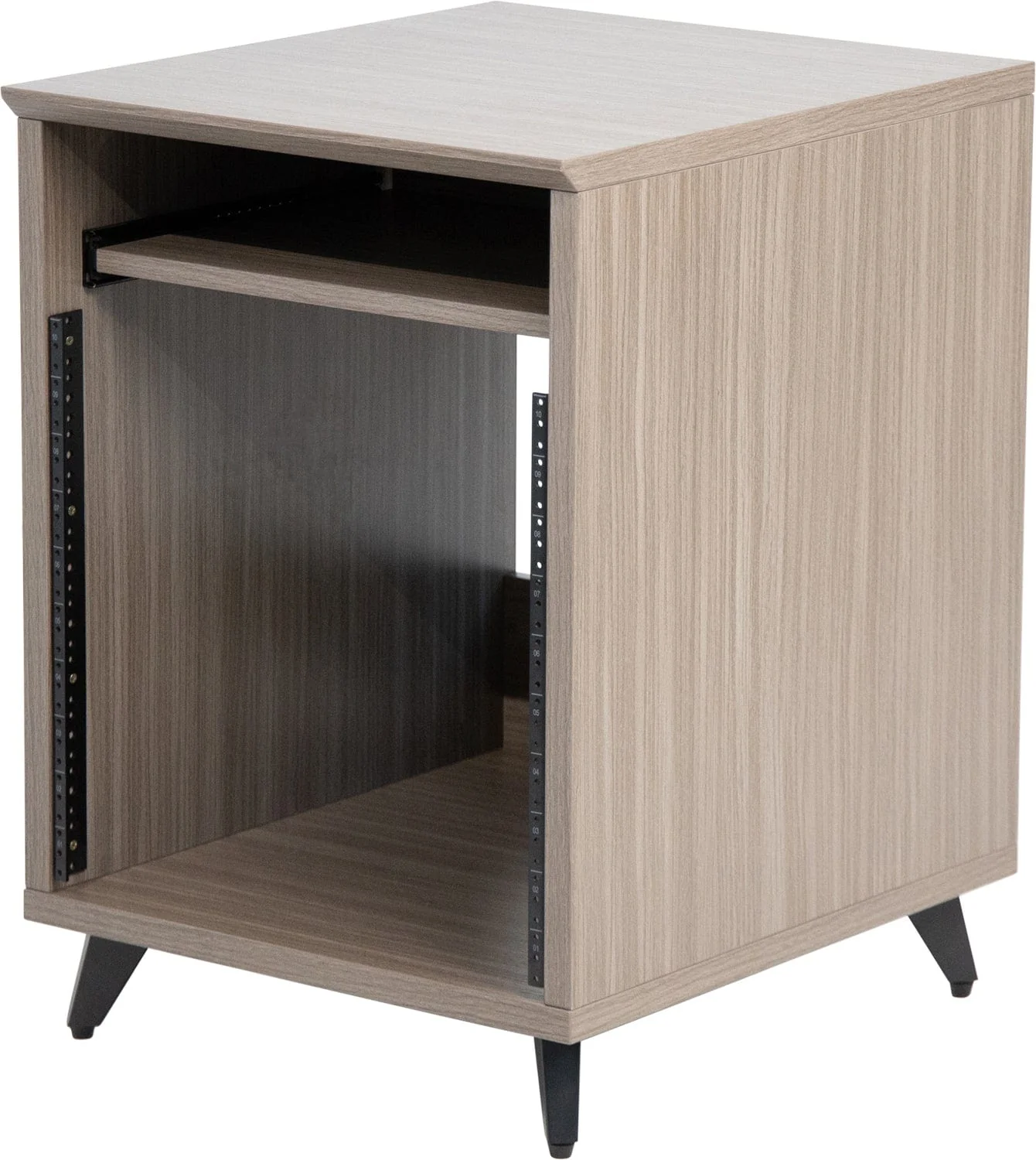 Gator GFW-ELITEDESKRK-G Elite Furniture 10U Rack Table Driftwood Grey - Image 3