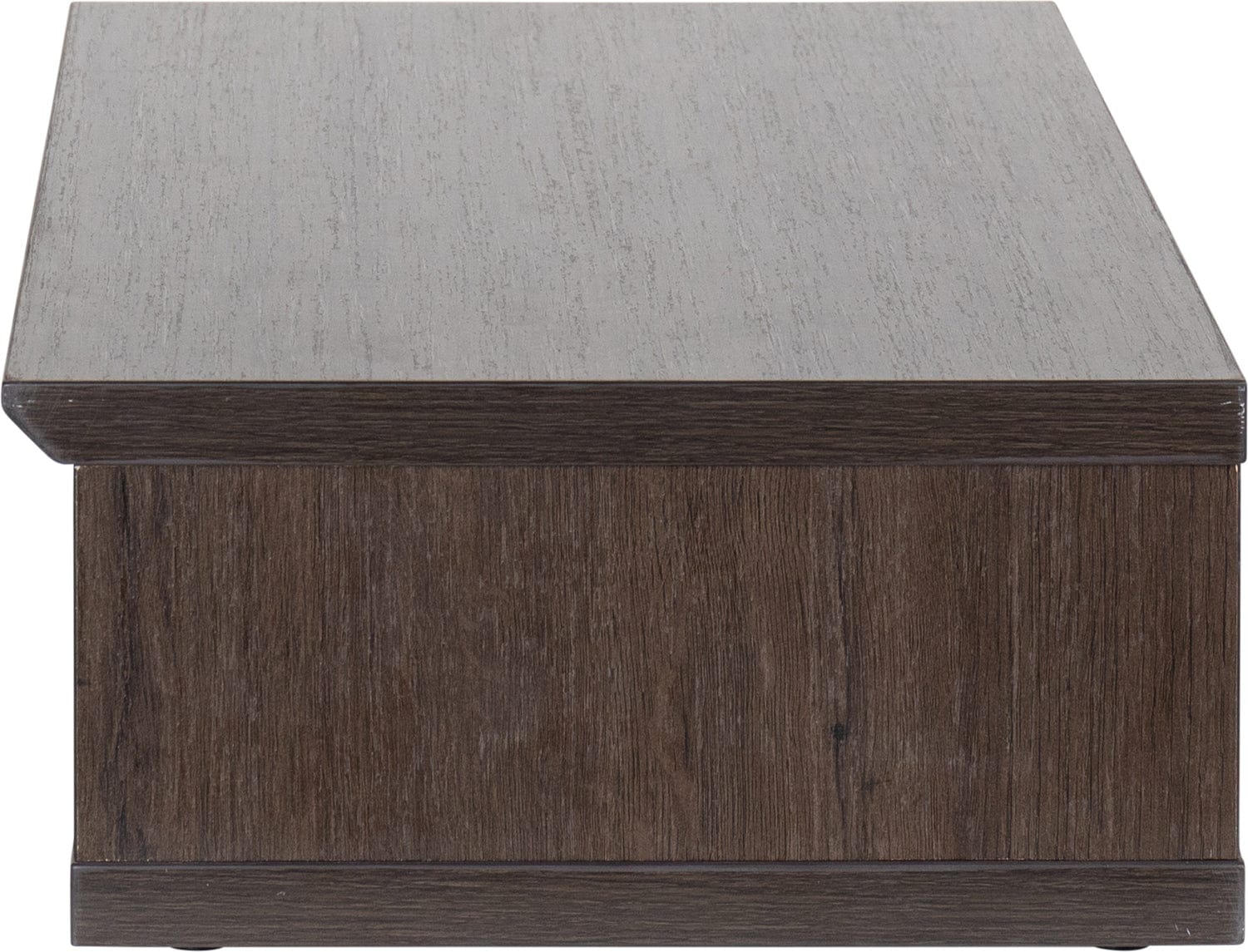 Gator GFW-ELITERK-2U-B Elite Furniture 2U Desktop Studio Rack Walnut - Image 3