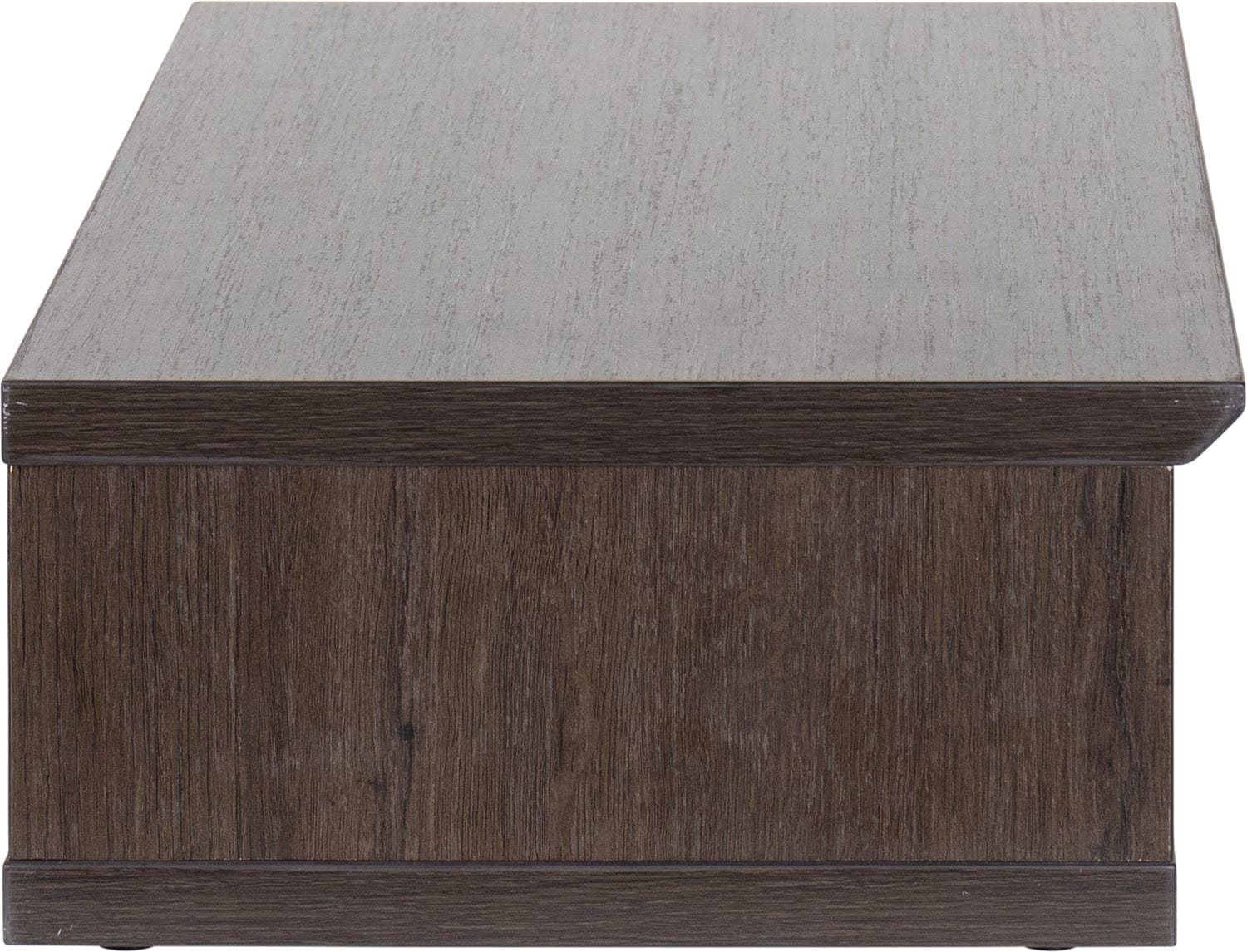 Gator GFW-ELITERK-2U-B Elite Furniture 2U Desktop Studio Rack Walnut - Image 4