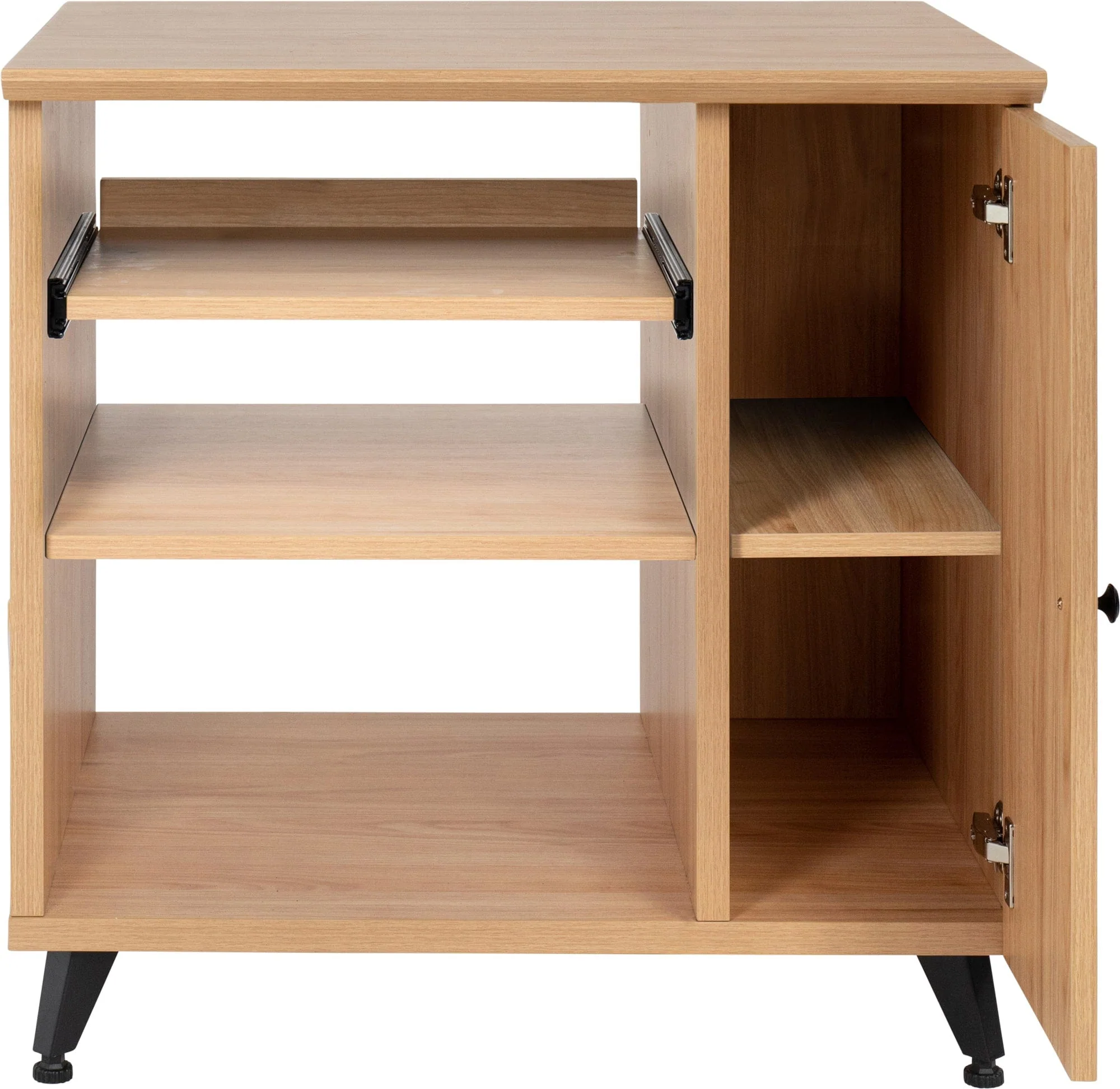 Gator GFW-ELITESIDECAR-M Elite Furniture Rolling Rack Sidecar Maple - Image 2