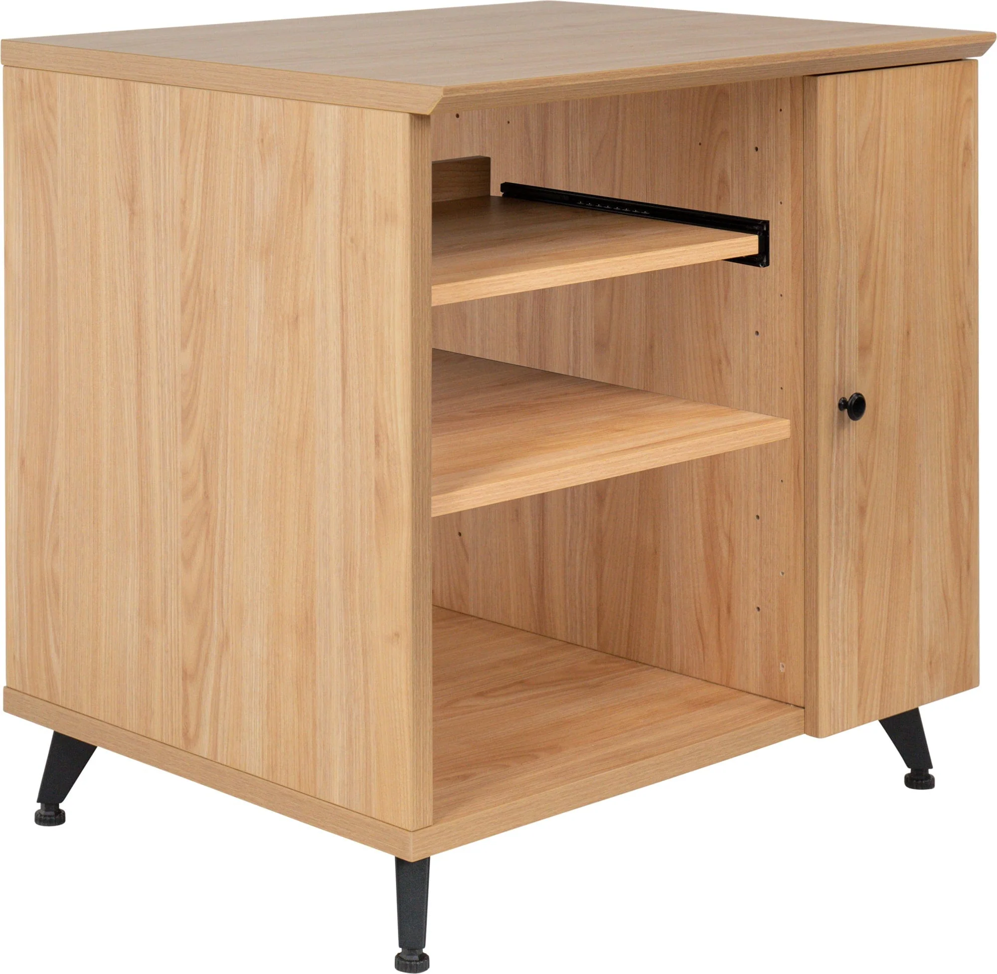 Gator GFW-ELITESIDECAR-M Elite Furniture Rolling Rack Sidecar Maple - Image 3
