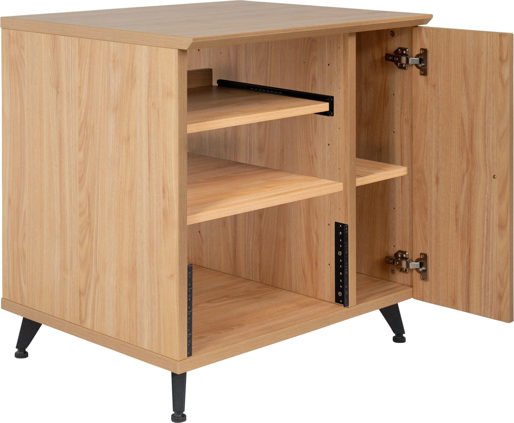 Gator GFW-ELITESIDECAR-M Elite Furniture Rolling Rack Sidecar Maple - Image 5