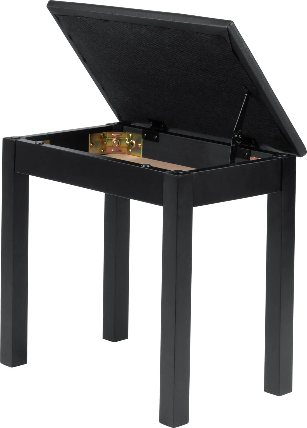 Gator GFW-KEYBENCH-WDBKS Deluxe Key/Piano Bench with Compartment Black - Image 6