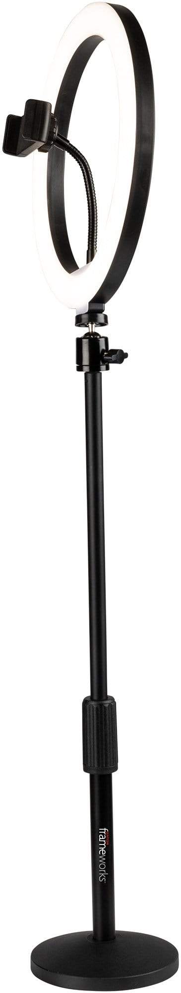 Gator GFW-RINGLIGHTDSKTP 10-Inch LED Ring Light & Stand - Image 4