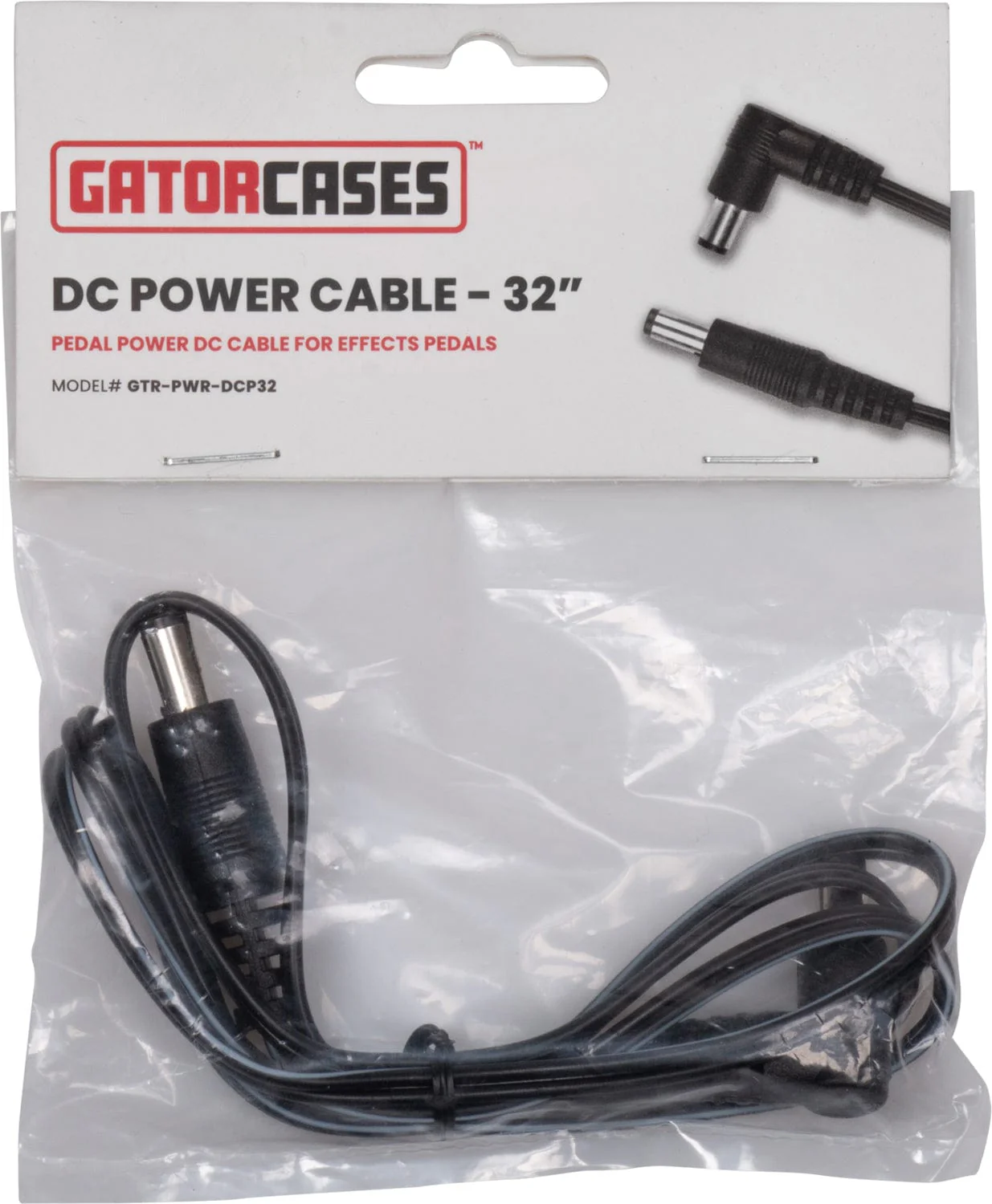 Gator GTR-PWR-DCP32 32-inch Pedal Power DC Cable for Effects Pedals