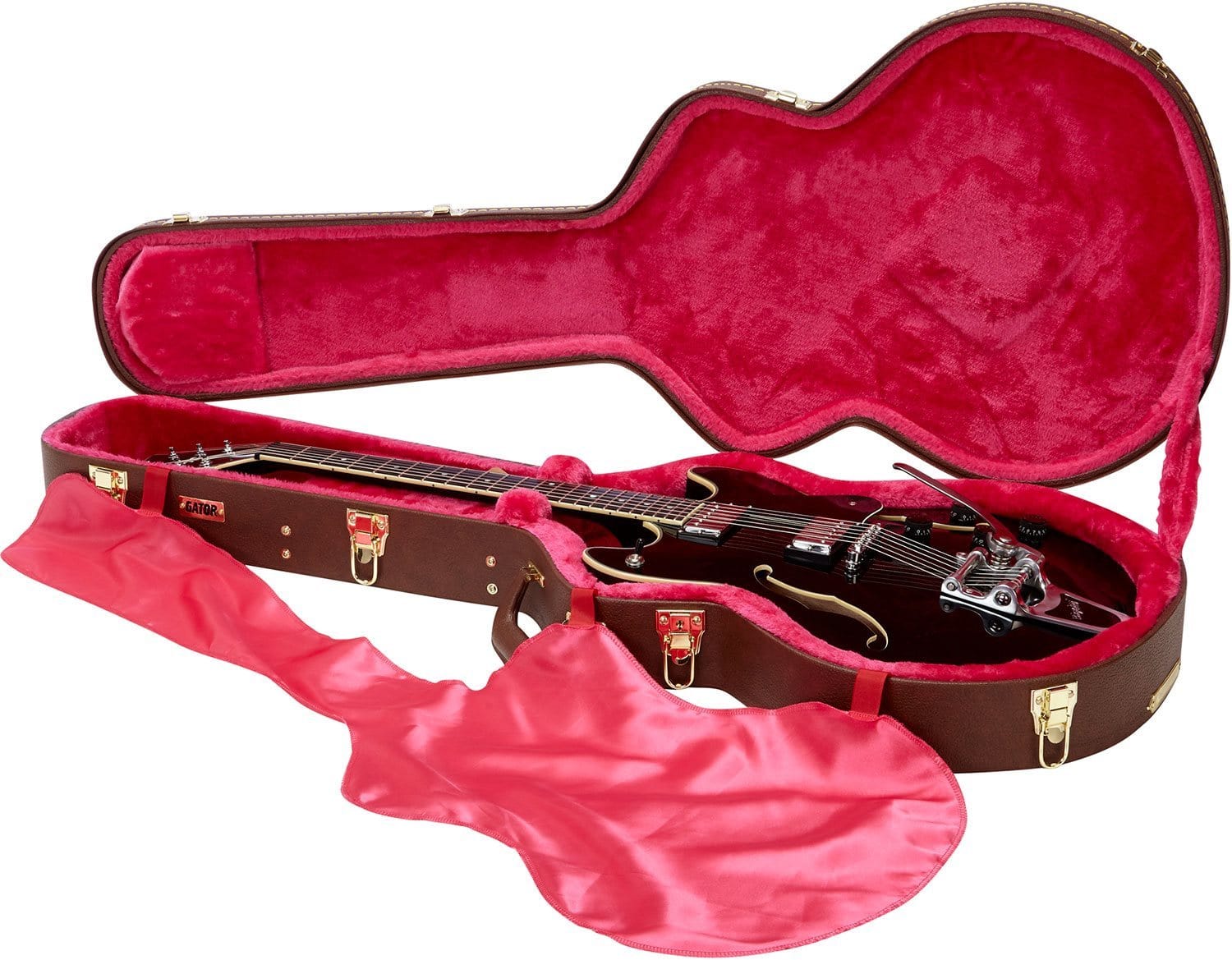 Gator Semi Hollow Guitar Deluxe Wood Case