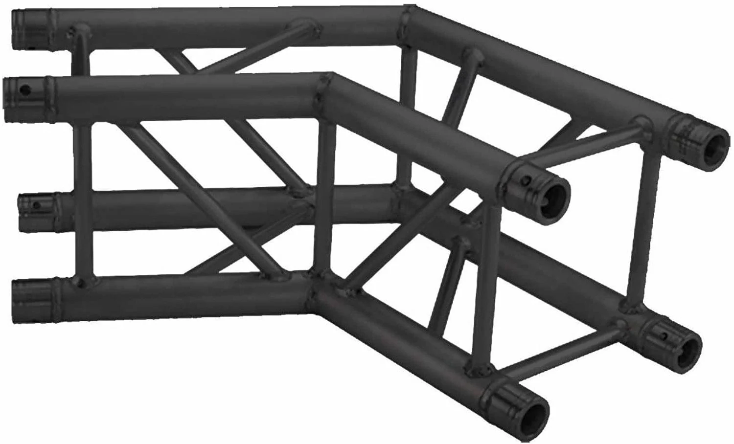 Global Truss SQ-4123-BLK-MTE 2-Way 135 Degree F34 Truss Corner - Black Matte