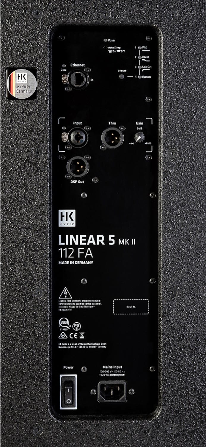 HK Audio Linear 5 MKII 112 FA 1200W 12" Active Multifunctional Loudspeaker - Image 4