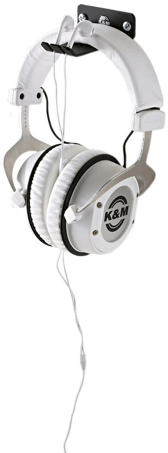 K&M 16311.000.55 Wall Mount for Headphone - Black - Image 2