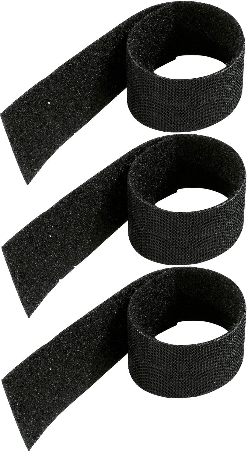 K&M 21403.003.55 Velcro Cable Holder - Black (3 Pieces)