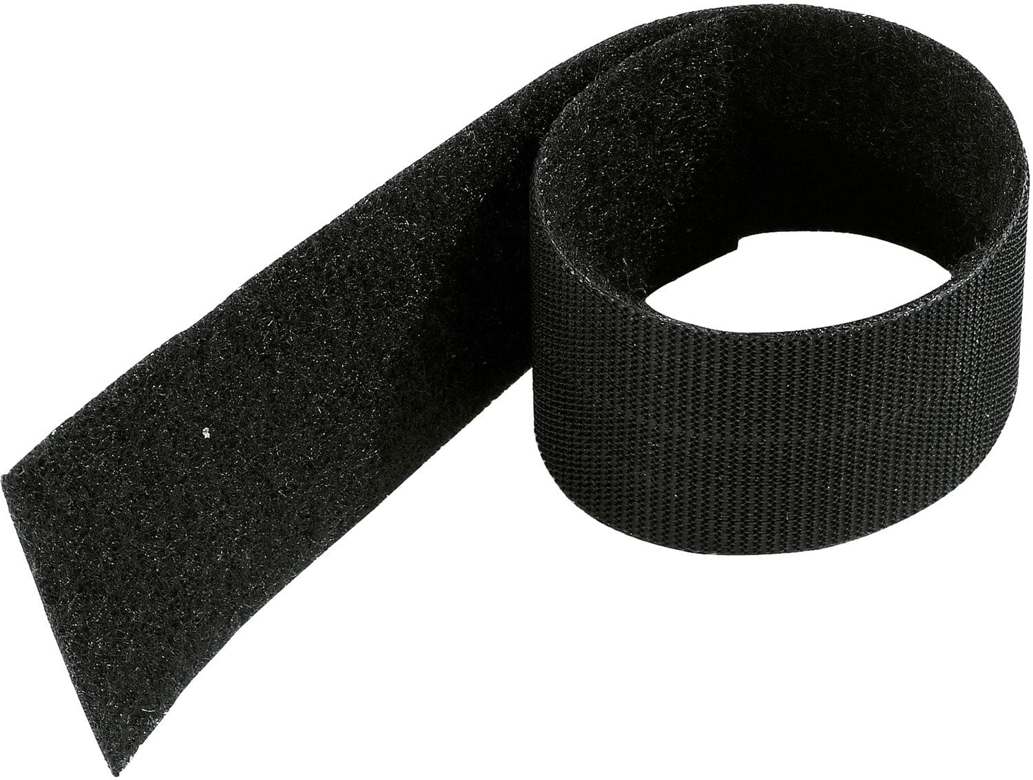 K&M 21403.003.55 Velcro Cable Holder - Black (3 Pieces) - Image 2