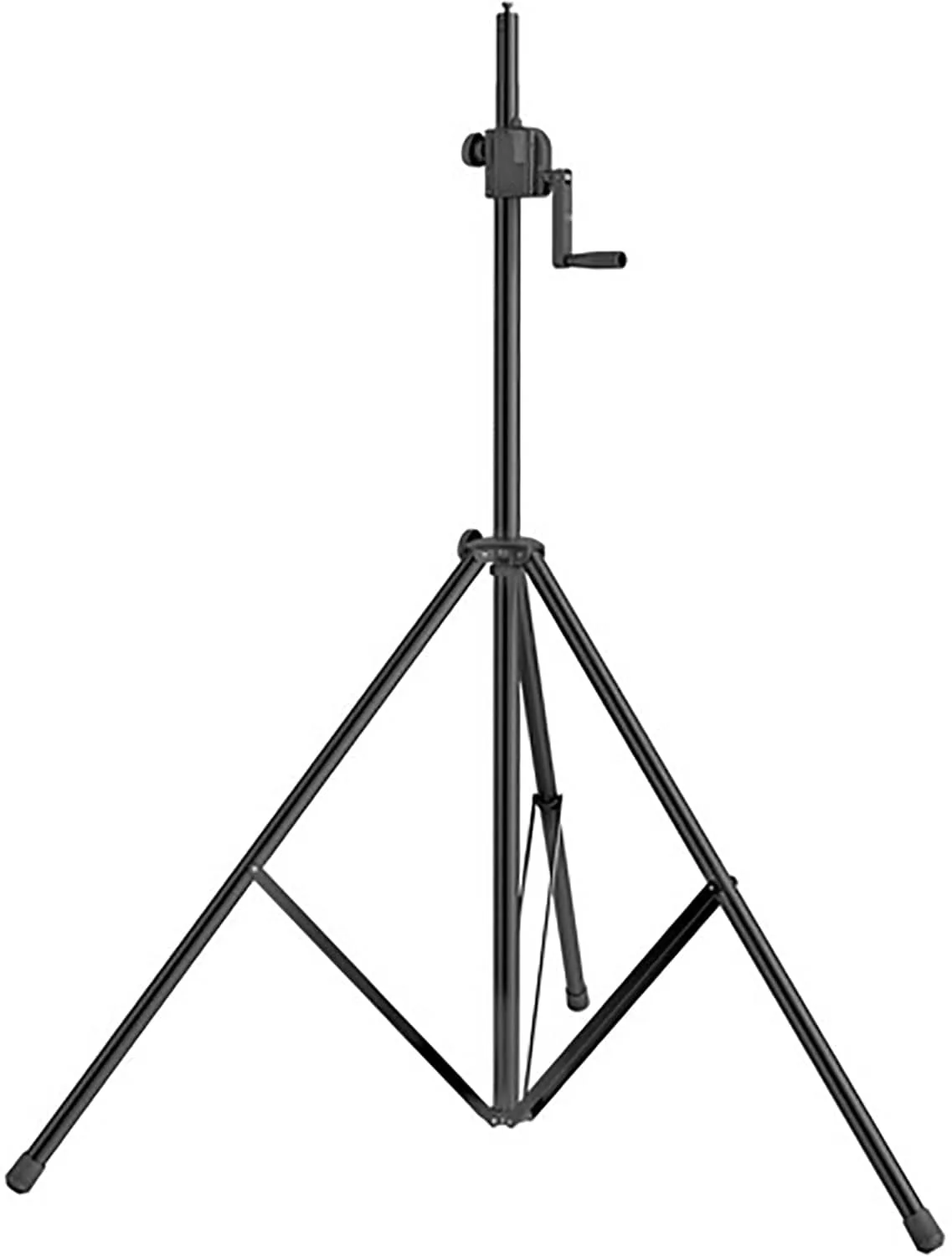 K&M 24615.000.55 Lighting / Speaker Stand - Hand Crank with Auto Lock - Black - Image 3