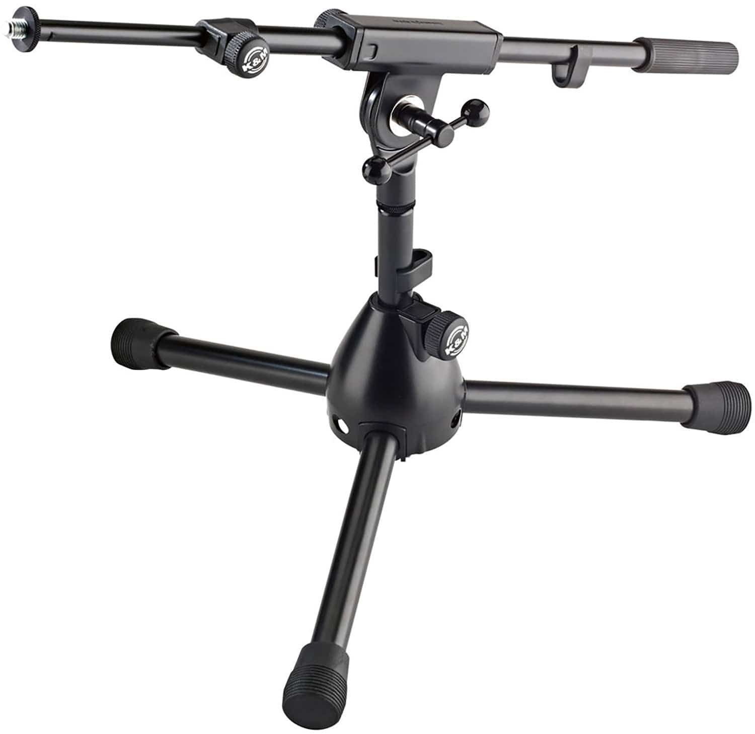 K&M 25950.500.55 Microphone Stand - Rein Extra Low Height - 11.024 Inch - Black