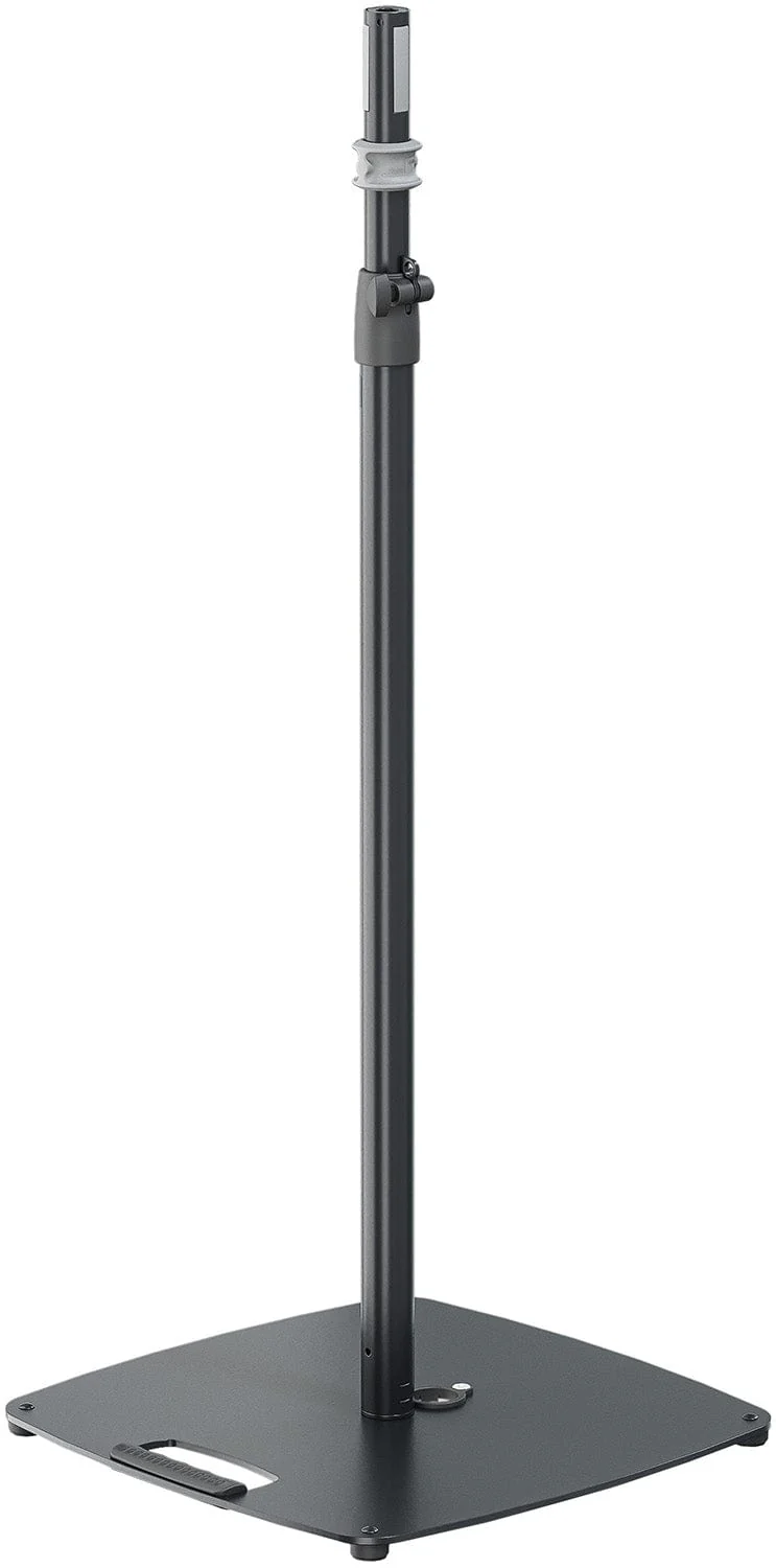 K&M 26733.000.55 Speaker Stand with Flat Base - Easy Lock - HT 44.65 x 72.24" - Black