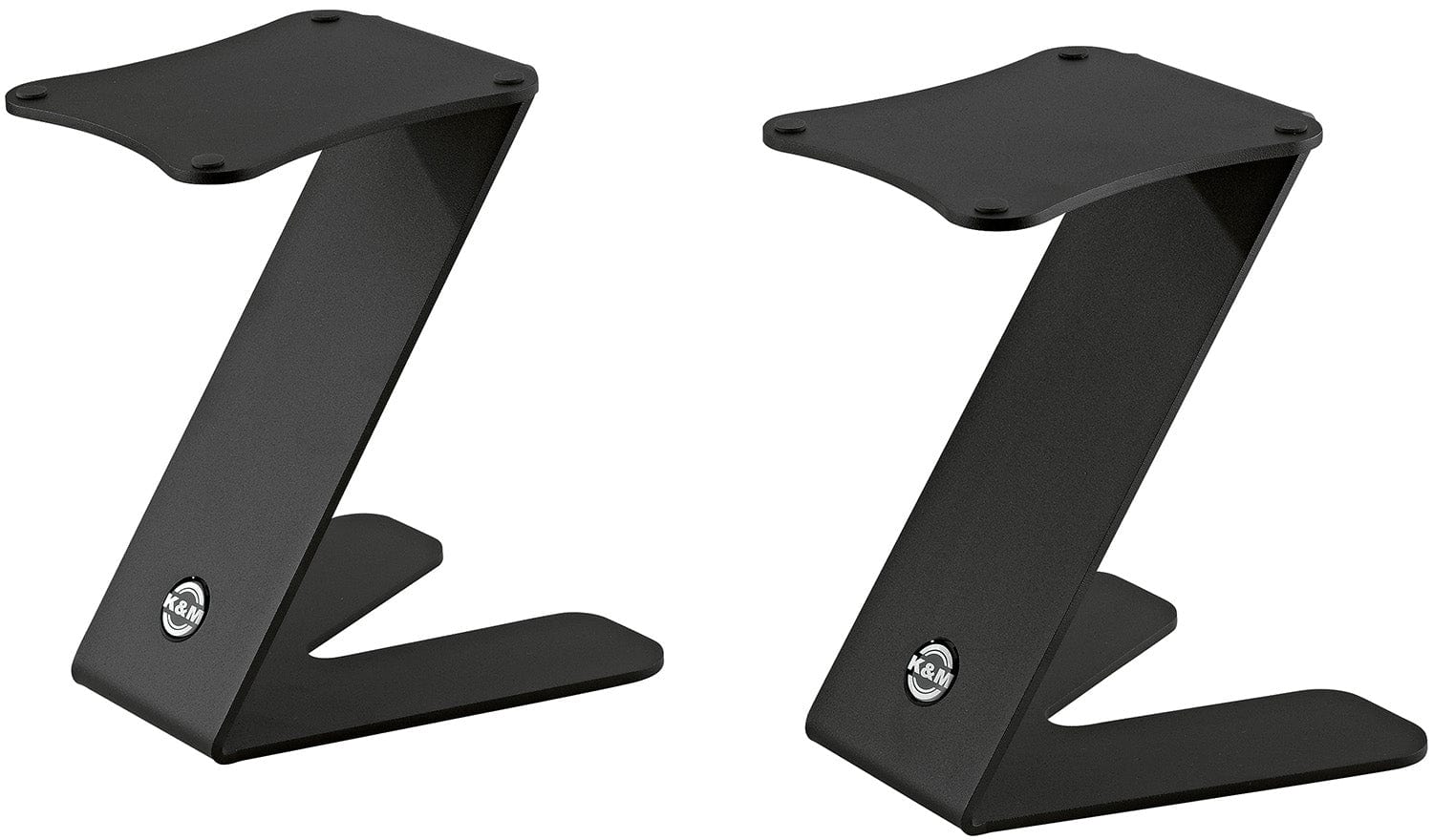 K&M 26773.000.56 2x Table Monitor Stand Pack - Z-Stand - Structured Black
