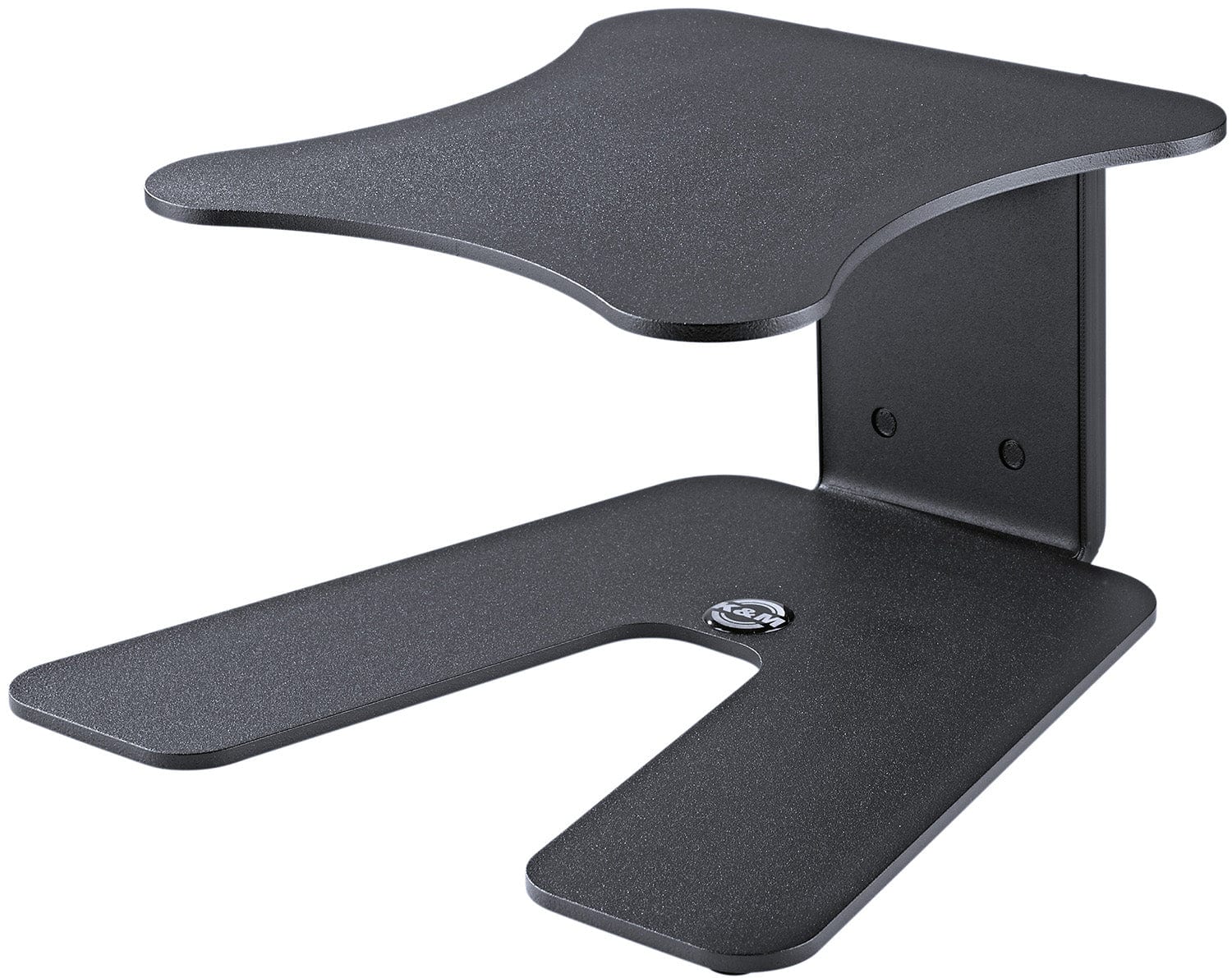 K&M 26774.000.56 Table Monitor Stand - 9.055 x 9.842 Inch Support Tray -Structured Black - Image 3