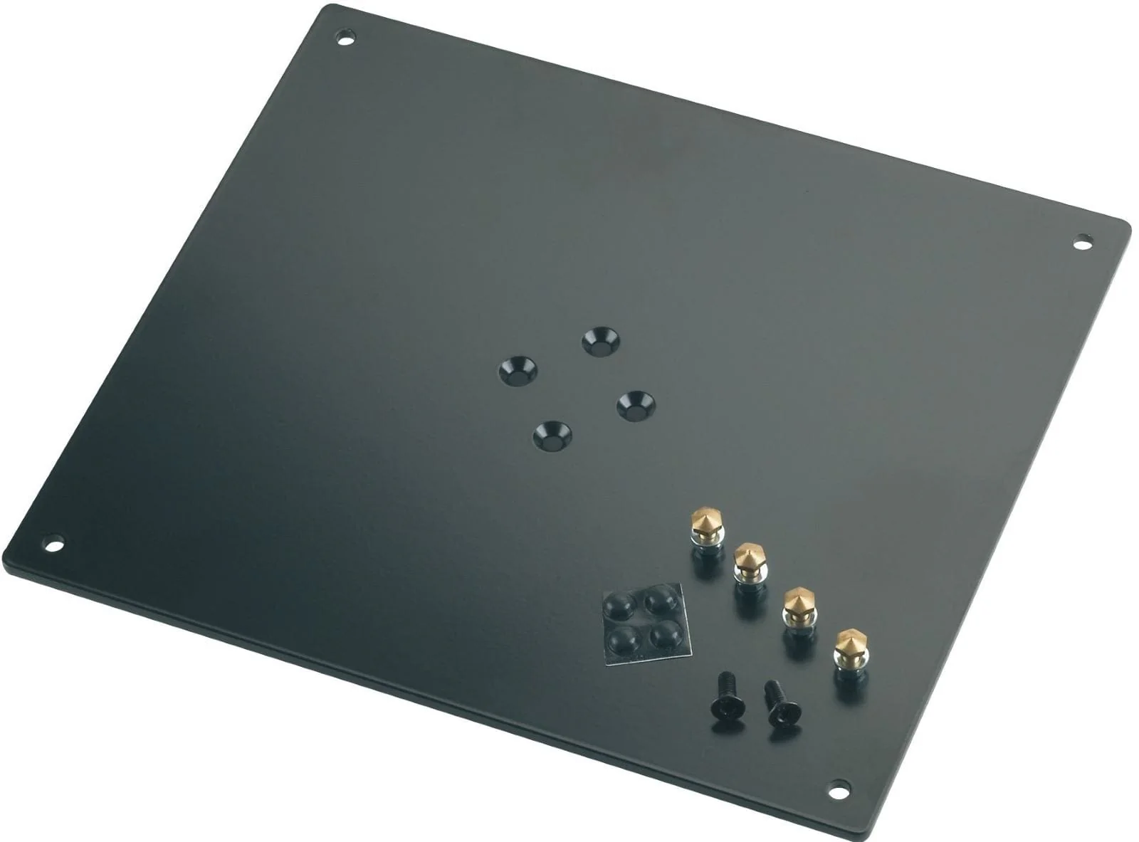K&M 26792.032.56 Bearing Plate for Monitors - 12.598 x 0.197 x 11.024 Inch - Structured Black
