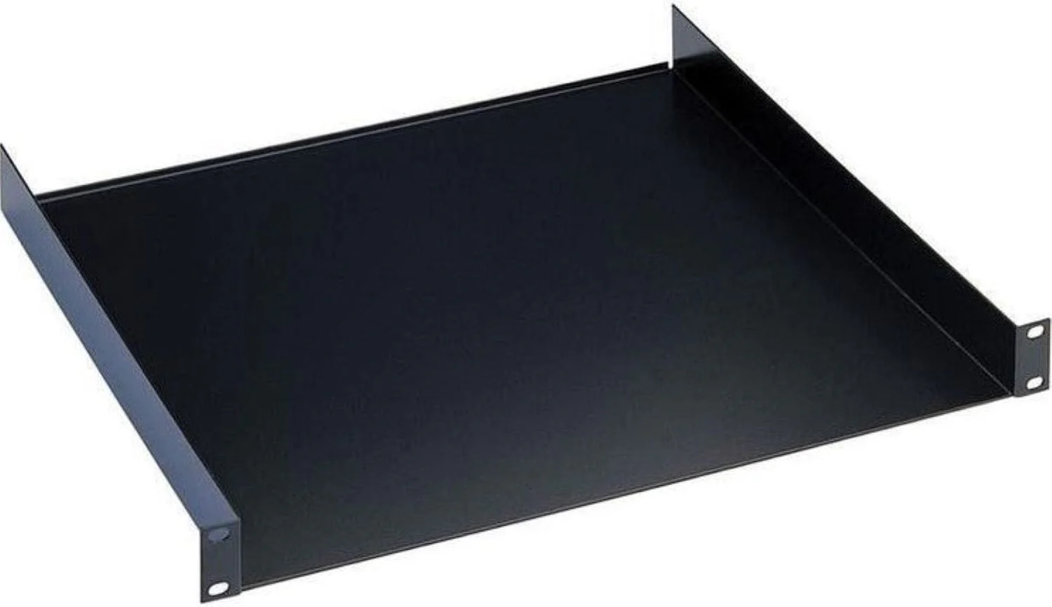 K&M 28482.000.55 Rack Shelf - 2 Spaces - 19 x 11.811 Inch - Black