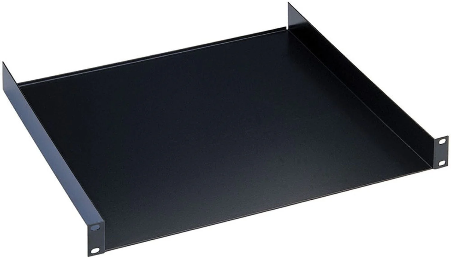 K&M 28483.070.55 Rack Shelf - 3 Spaces - 19 x 14.961 Inch - Black