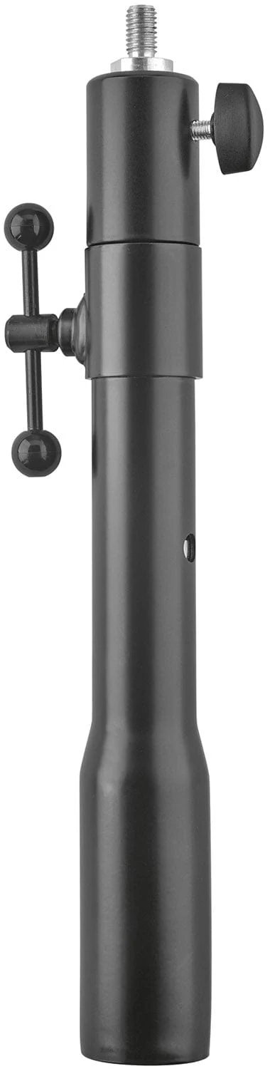 K&M 66390.000.55 TV Spigot Adapter Bundle - Black Zinc Plated