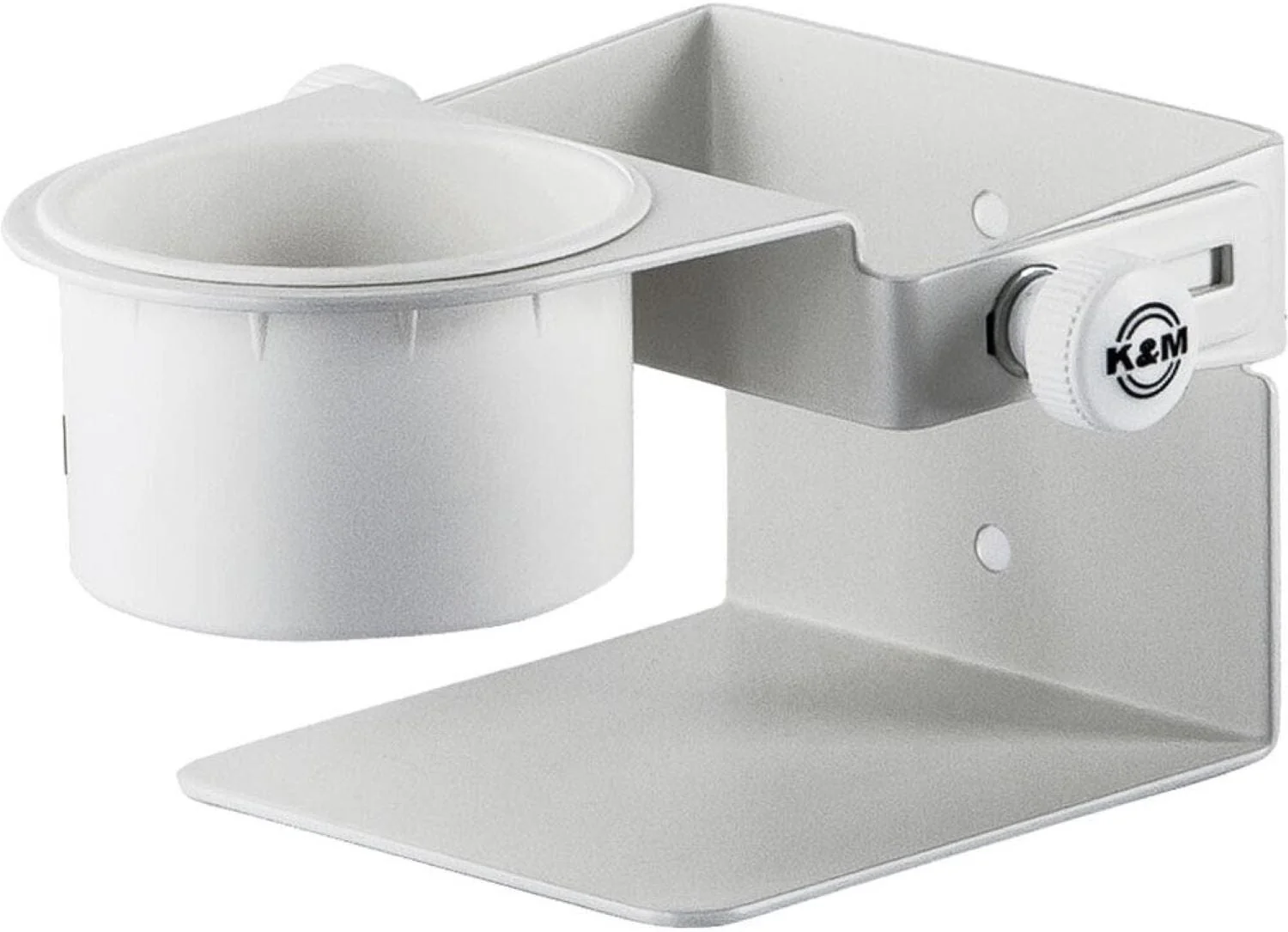 K&M 80370.000.76 Wall Mount / Table Stand for Hand Sanitizer - Pure White