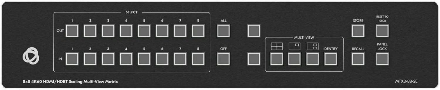 Kramer MTransmitter3-88-SE 8x8 Seamless Matrix Router / 3X3 Videowall and Multi-Viewer