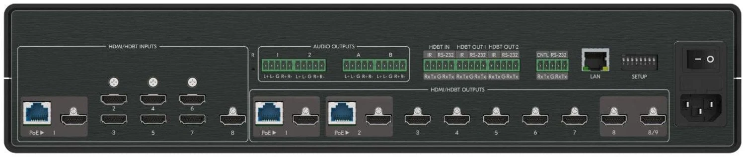 Kramer MTransmitter3-88-SE 8x8 Seamless Matrix Router / 3X3 Videowall and Multi-Viewer - Image 2