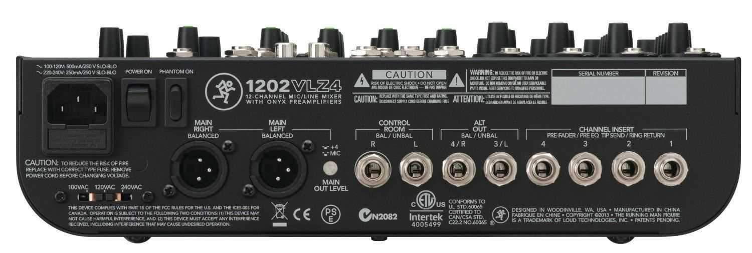 Mackie 1202VLZ4 12-Channel PA Mixer - Image 4