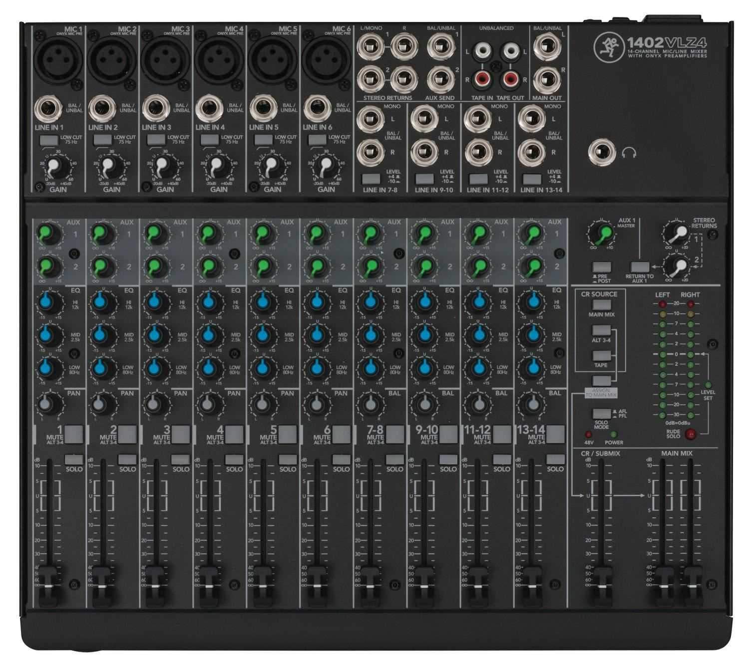 Mackie 1402 VLZ4 14-Channel PA Mixer