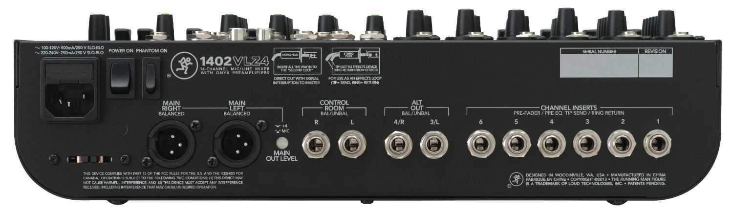 Mackie 1402 VLZ4 14-Channel PA Mixer - Image 4