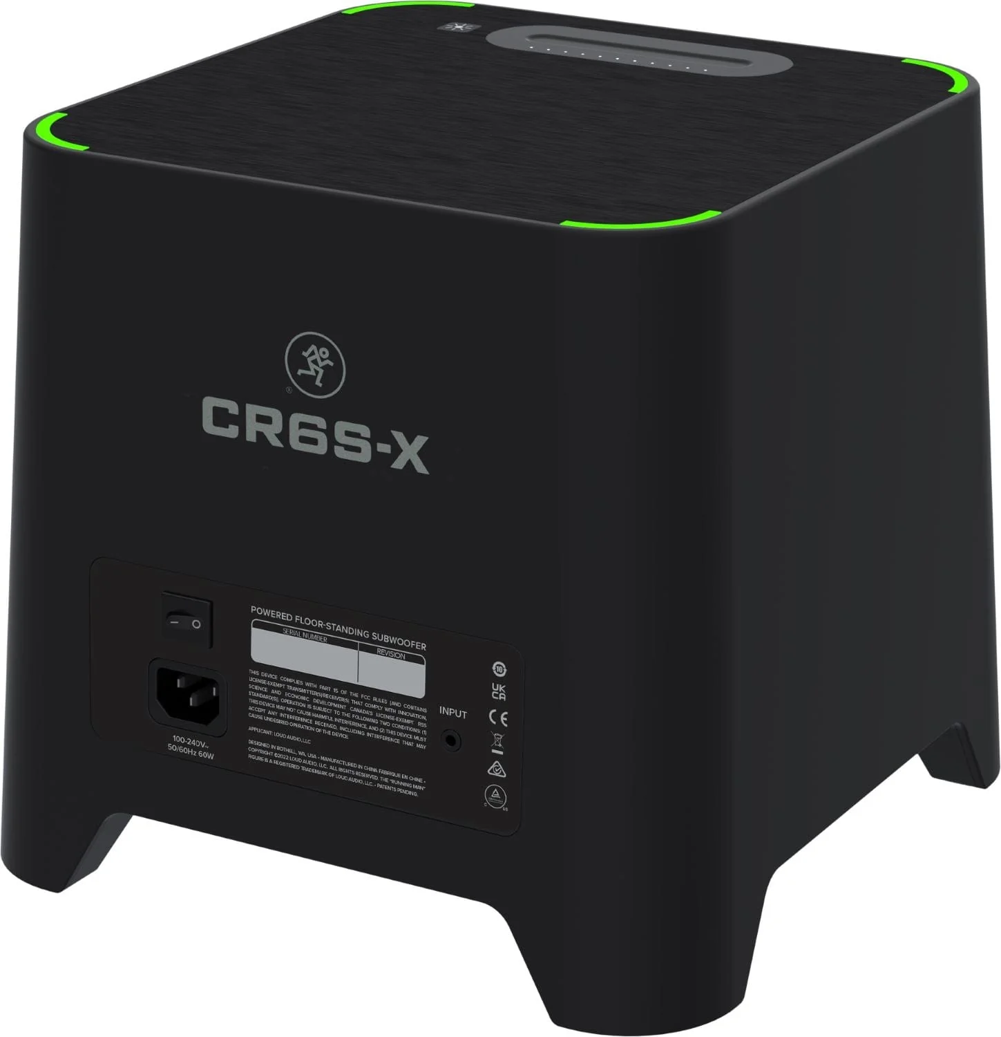 Mackie CR6S-X 6.5-Inch Powered Floor-Standing Subwoofer for Desk or Home - Image 4