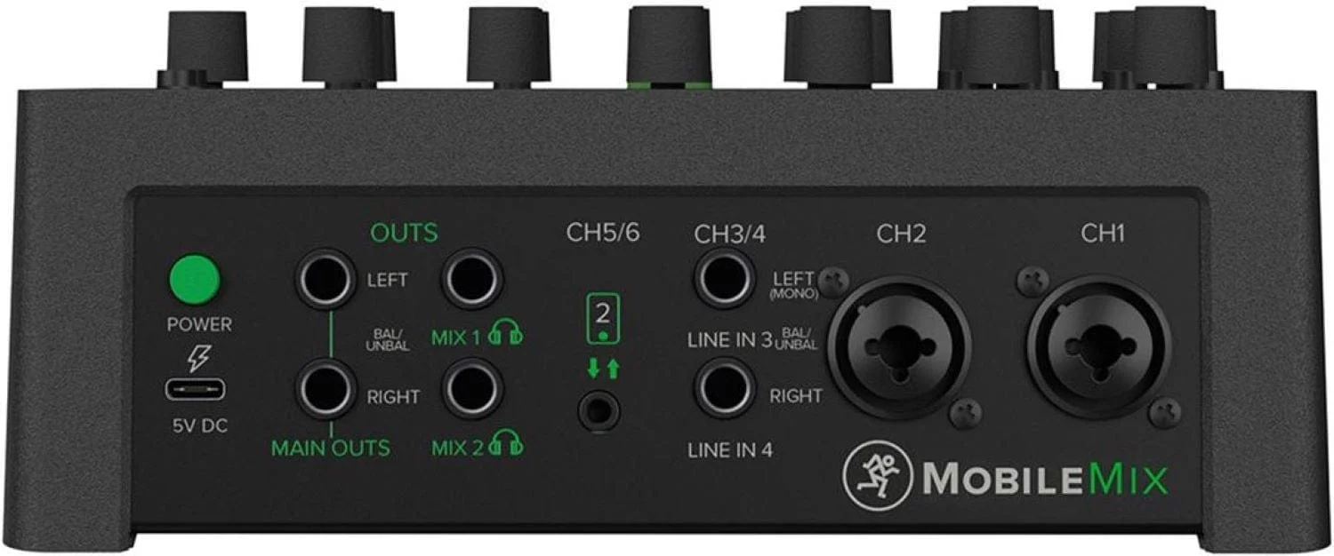 Mackie MobileMix 8-Channel USB-Powerable Mixer for A/V Production/Live Sound/Streaming - Image 3