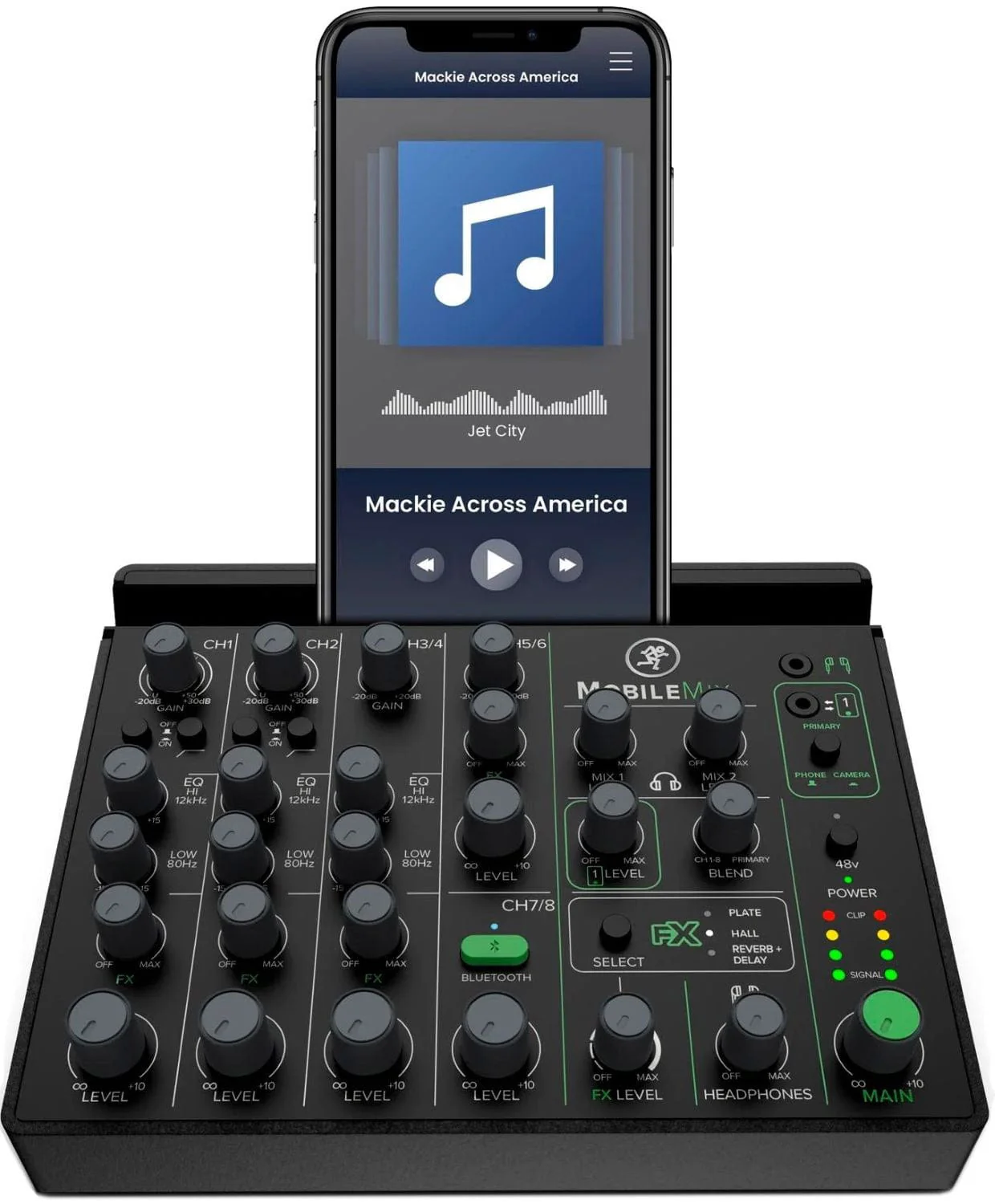 Mackie MobileMix 8-Channel USB-Powerable Mixer for A/V Production/Live Sound/Streaming - Image 5
